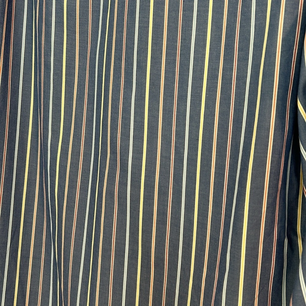 Robert Talbott Button Down Collared Shirt Blue St… - image 3